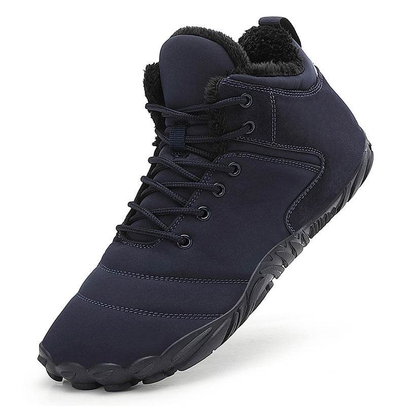 Men's Plush Casual Warm Boots - Non-Slip Rubber Sole & Cozy Comfort - Buy Center