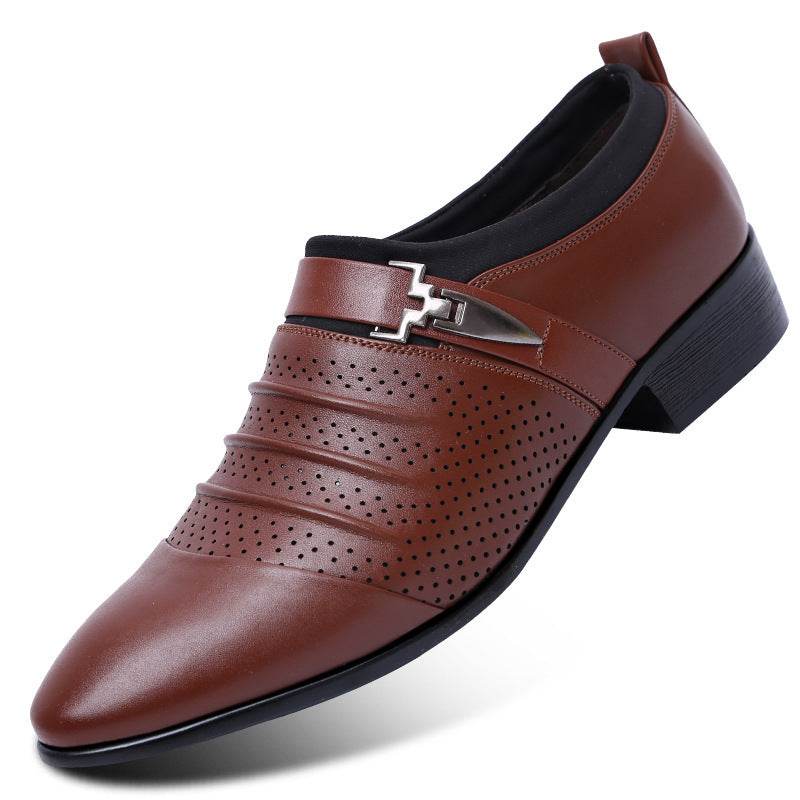 Buycenter Men's Breathable Pointed Toe Sandals - Casual Business Style - Buy Center