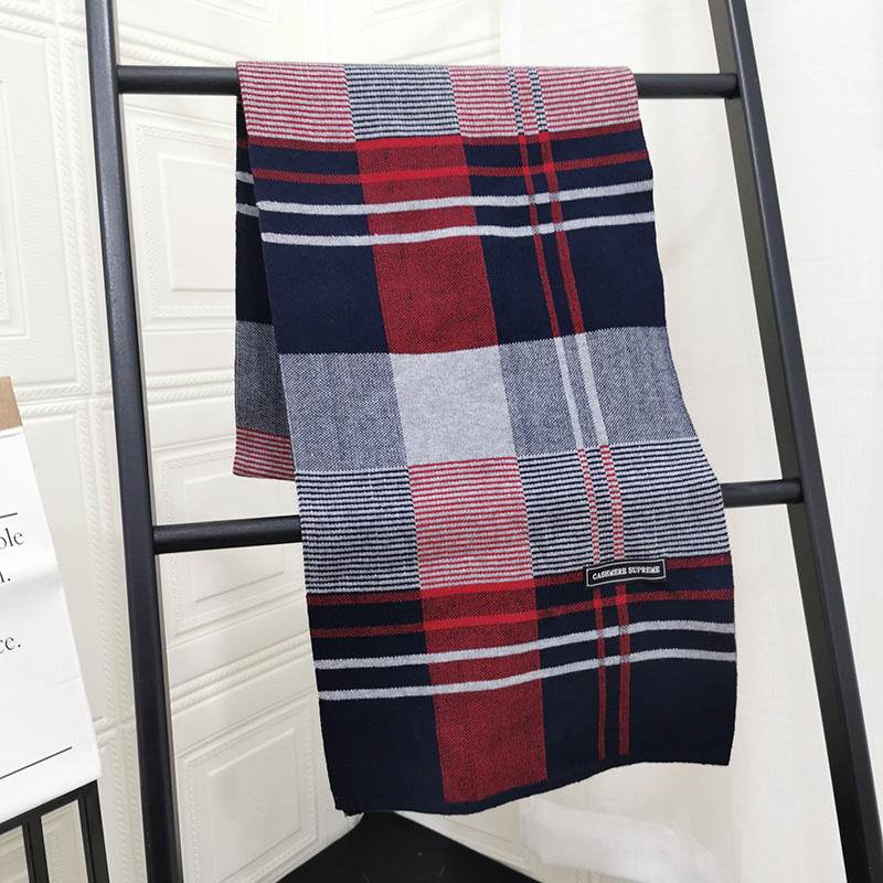 Premium Stylish Knitted Scarf for Men - Trendy Winter Fashion 2025 - Buy Center