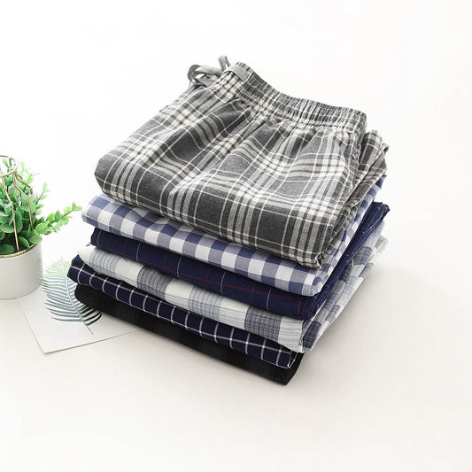 Buycenter Men's Thin Cotton Pajamas - Comfortable & Breathable Sleepwear - Buy Center