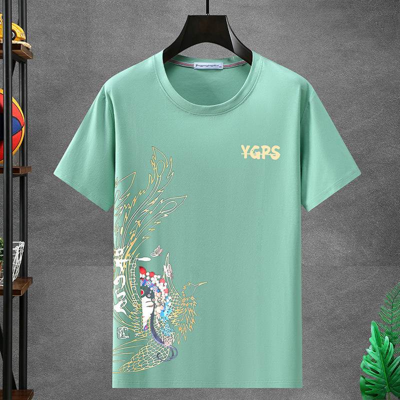 Men's Plus Size Oversized Short Sleeve T-shirt - Cotton Blend, Loose Fit - Buy Center