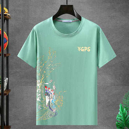 Men's Plus Size Oversized Short Sleeve T-shirt - Cotton Blend, Loose Fit - Buy Center