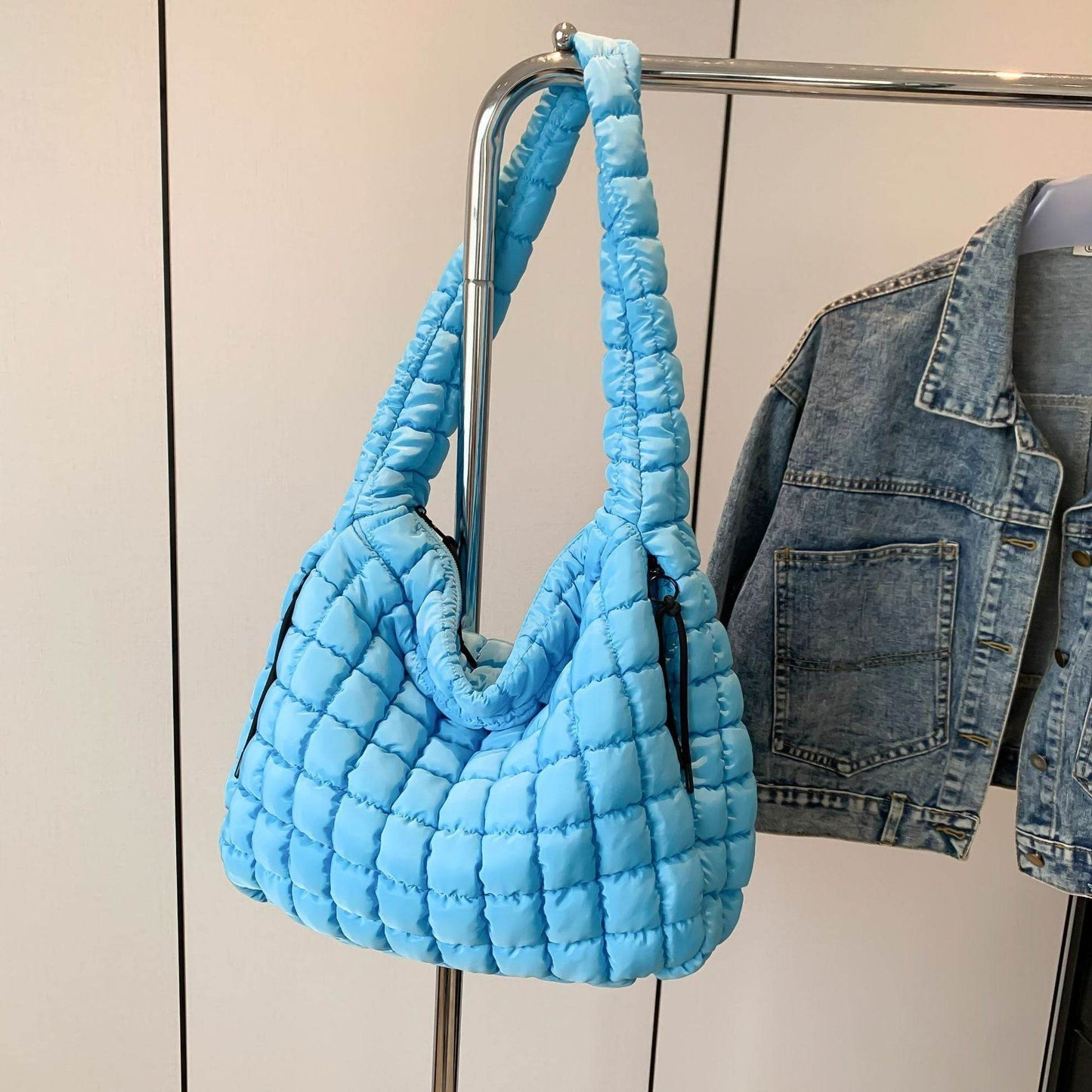 Buycenter Women's Large Capacity Pleated Cloud Shoulder Bag - Fashionable & Versatile - Buy Center