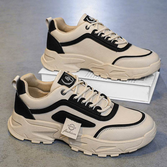 Waterproof Leather Outdoor Sneakers for Men - Stylish & Durable Design - Buy Center