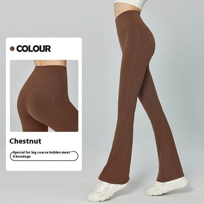 Buycenter High Waist Yoga Trousers - Casual Hip Lift Fitness Pants - Buy Center