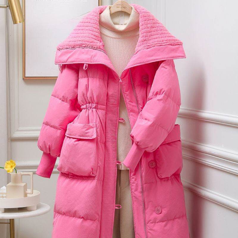 Trendy Women's Large Lapel Padded Jacket - Stylish Cotton Outerwear 2025 - Buy Center