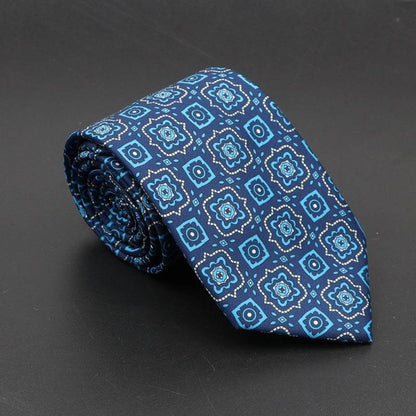 Super Soft Bohemian Silk Ties - Stylish 75mm Neckties for Any Occasion - Buy Center