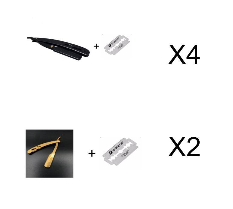 Premium Stainless Steel Razor - 10 Blades for Smooth and Precise Shaving - Buy Center
