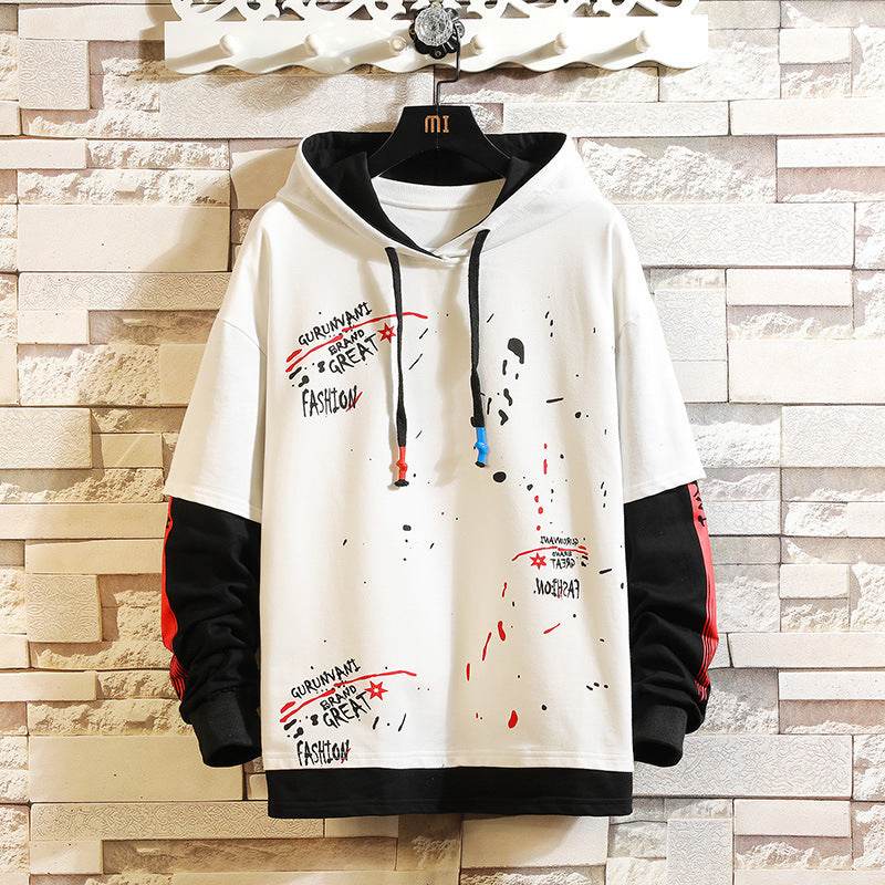 Buycenter Geometric Hoodie Sweatshirt - Comfortable Cotton Blend Fabric - Buy Center