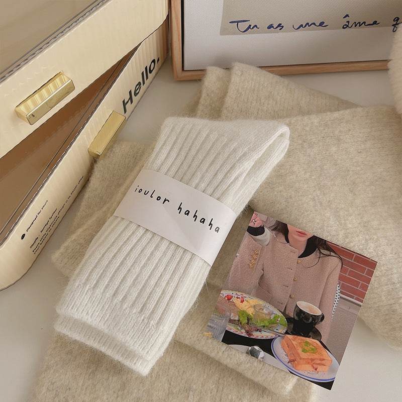 Women's Mid-Calf Fleece-Lined Thermal Socks - Extra Thick Winter Comfort - Buy Center