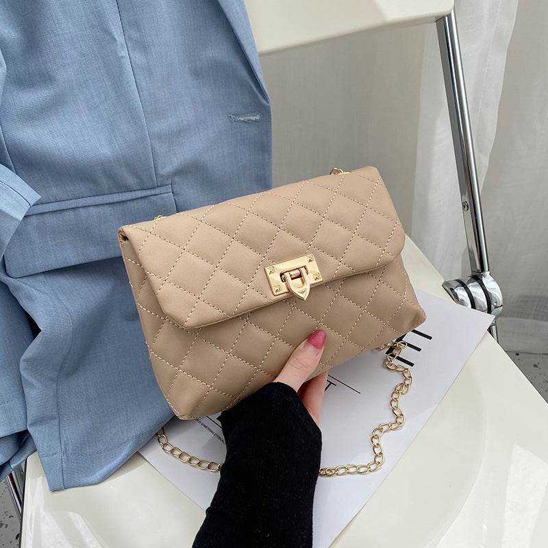 All-Match Diamond Chain Shoulder Bag - Stylish Crossbody for Modern Women - Buy Center