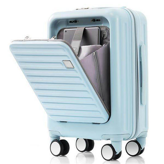 20-Inch Expandable Carry-On Luggage Set - Waterproof Travel Bag Included - Buy Center