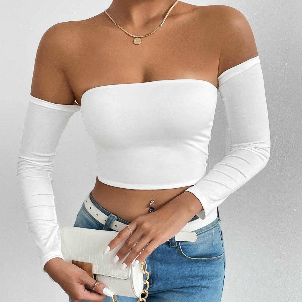 Buycenter European Camisole Blazer - Waist Trimming Slim Fit Top - Buy Center