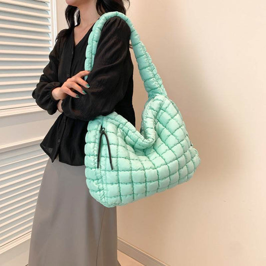 Buycenter Women's Large Capacity Pleated Cloud Shoulder Bag - Fashionable & Versatile - Buy Center