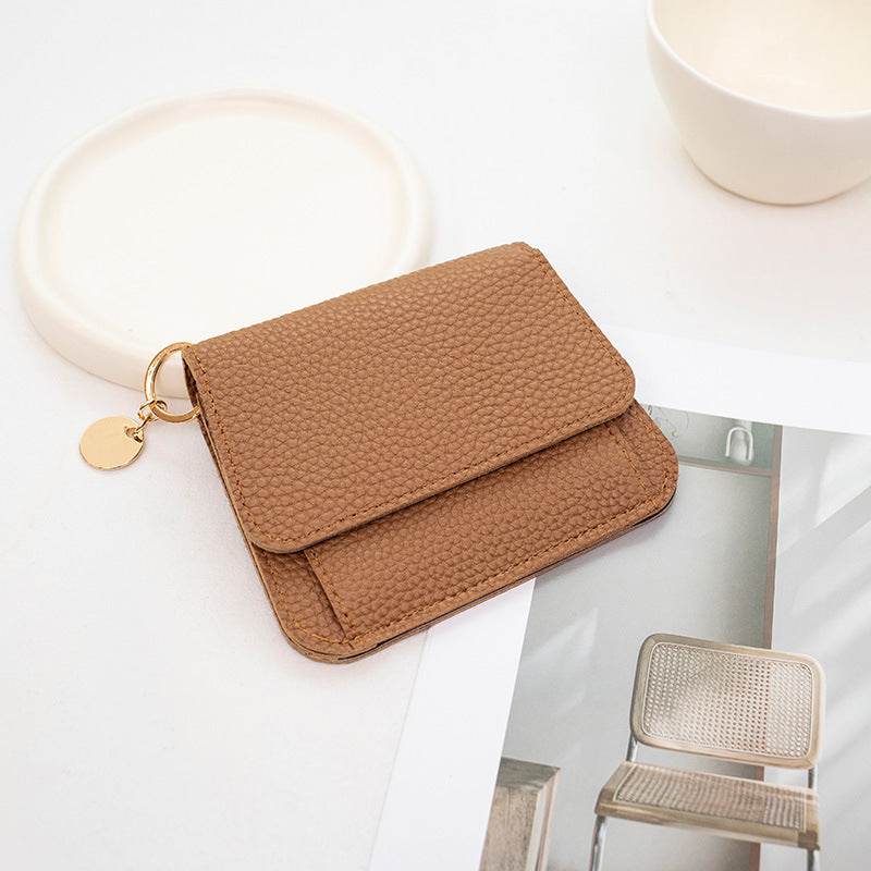 Chic Women's Magnetic Snap Wallet - Stylish PU with Multiple Card Slots - Buy Center