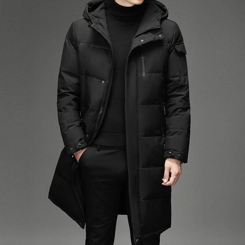 Stylish Down Jacket with Stand-up Collar - Warm & Trendy Winter Outerwear - Buy Center