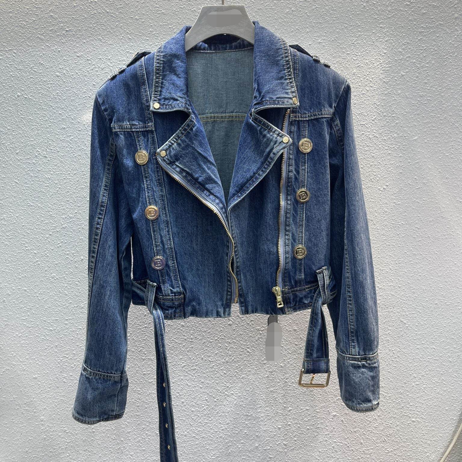 Popular Korean Style Denim Coat - Loose Fit Street Fashion Outerwear - Buy Center