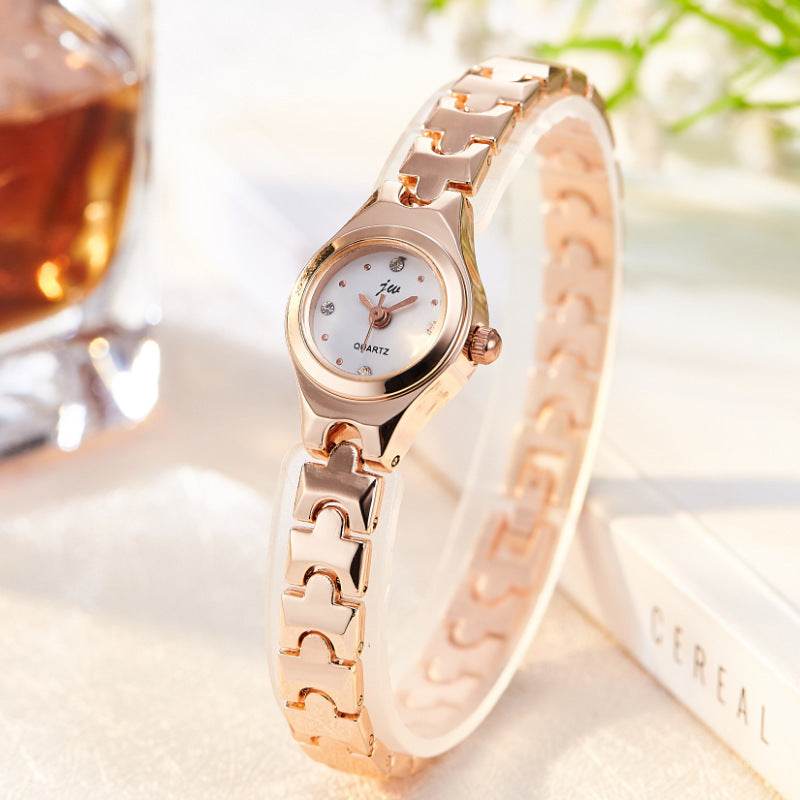 Buy Center Women's Steel Strap Watch - Thin Dial, Stylish Bracelet Design - Buy Center