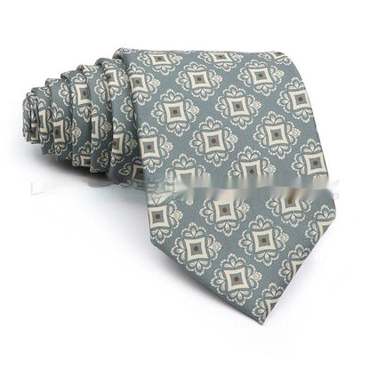 Men's Printed Work Tie - Stylish Polyester Bow Tie with Geometric Design - Buy Center