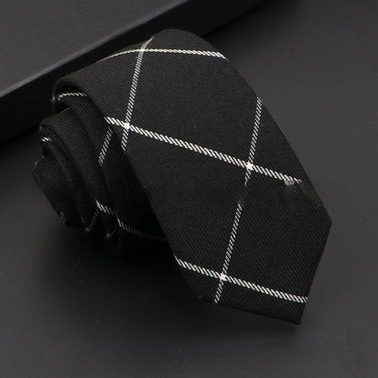 Korean Artificial Woolen Necktie for Men - Casual & Formal Accessory 2025 - Buy Center