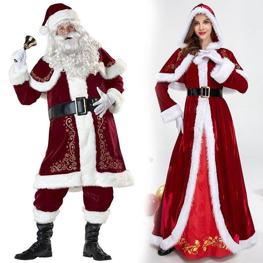 Luxury Women's Christmas Ball Costume - Hooded Shawl & Gloves, M-6XL - Buy Center