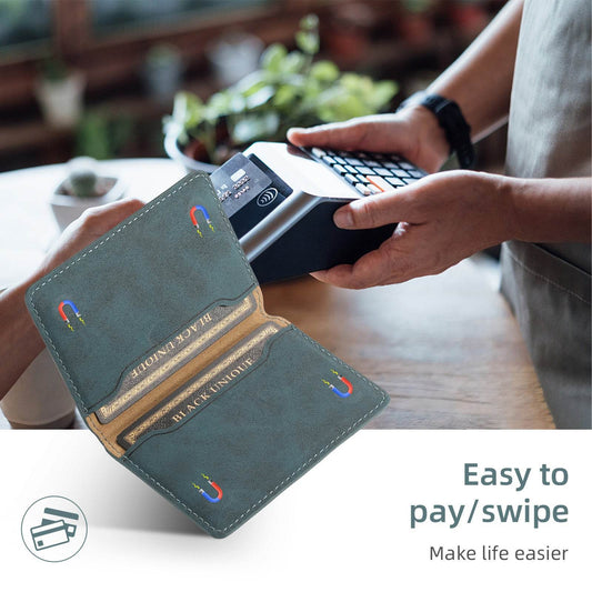 MagSafe Magnetic Card Holder - Stylish Leather Wallet for Apple Devices - Buy Center