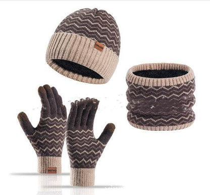 Men's Winter Warm Neck Warmer Hat - Stylish Knitted Beanie for Cold Weather - Buy Center