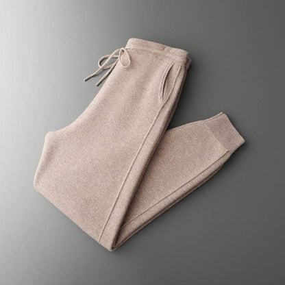 Men's High Waist Wool Harem Pants - Casual Style & Lock Foot Fit - Buy Center