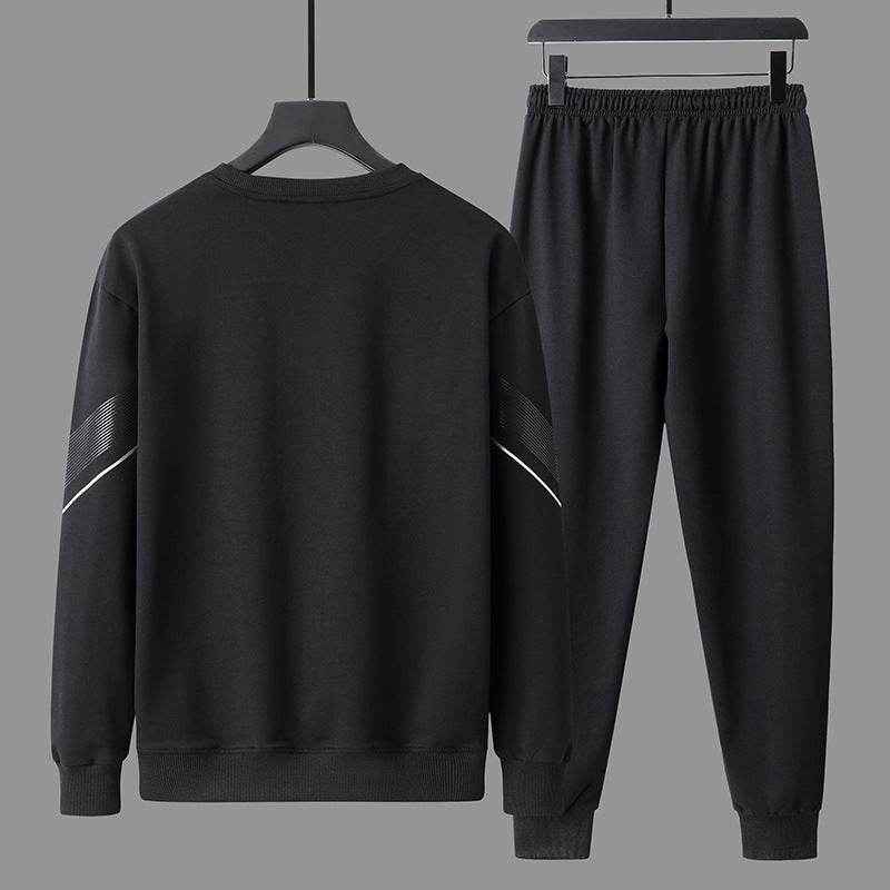 Men's Round Neck Sweater Pants Set - Casual Stylish Comfort Outfit