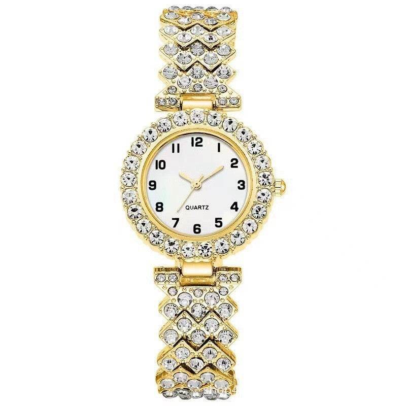 Luxury Women's Watch Set - Silver Strap Quartz & Bracelet Gift 2025 - Buy Center