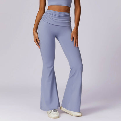 Quick-Dry Wide Leg Yoga Pants for Women - Stylish, Breathable Comfort - Buy Center