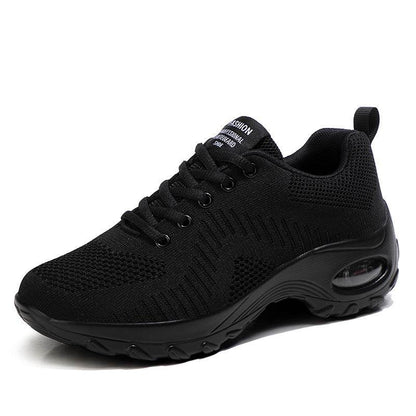 Women's Round Toe Lace-Up Mesh Sneakers - Stylish & Breathable Comfort - Buy Center