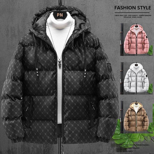 Men's Thickened Cotton-Padded Bread Coat - Stylish Warm Down Jacket - Buy Center