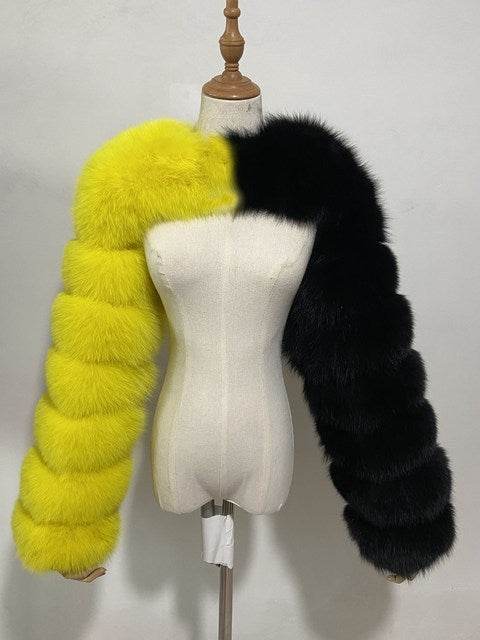 Buycenter Women's Fur Shawl Coat - Elegant Artificial Fur in Various Colors - Buy Center