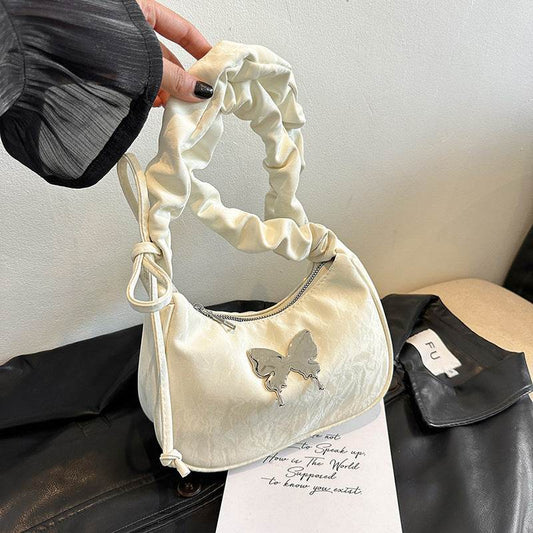 Buycenter Casual Crossbody Bag - Bow Design, Soft PU Material - Buy Center