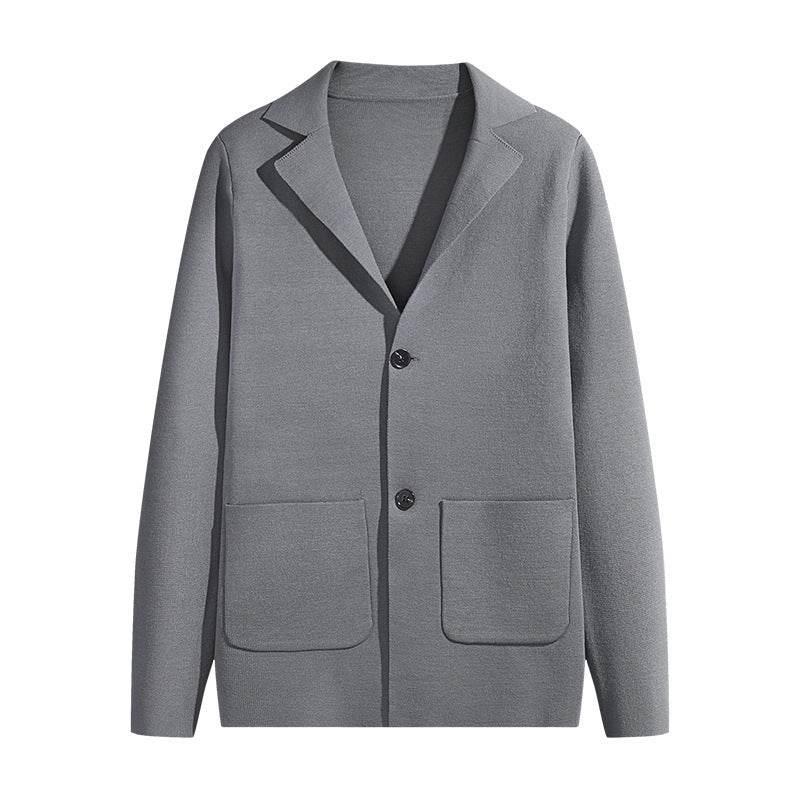 Buycenter Men's Slim Fit Knitted Cardigan - Stylish Long Sleeve Coat 2025 - Buy Center