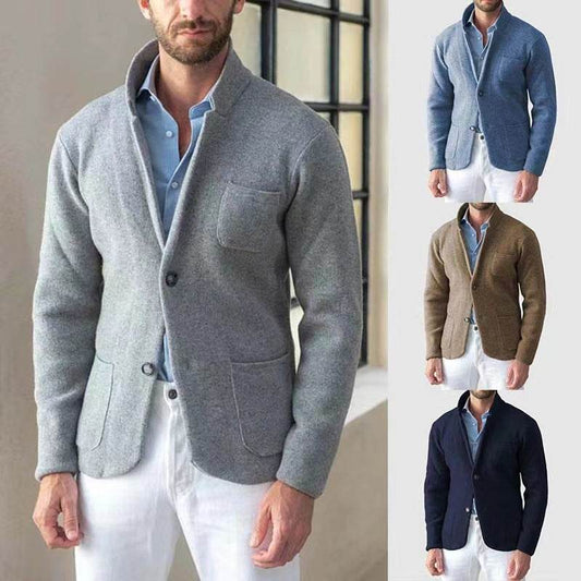 Buycenter Slim Stand Collar Jacket - Cotton Blend, Stylish & Comfortable - Buy Center