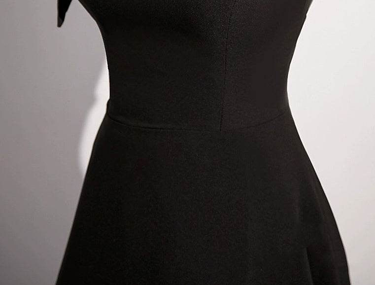 Buycenter Black Sleeveless Evening Dress - Elegant Long Skirt for Parties - Buy Center