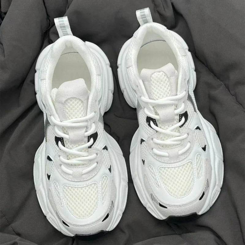 Polar Wave Breathable Mesh Platform Shoes - Casual Wedge Design 2025 - Buy Center