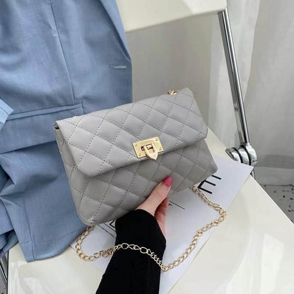 All-Match Diamond Chain Shoulder Bag - Stylish Crossbody for Modern Women - Buy Center