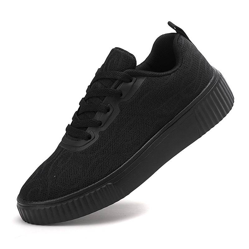 Versatile Women's Hollow-Out Platform Flats - Stylish and Breathable Summer Shoes - Buy Center