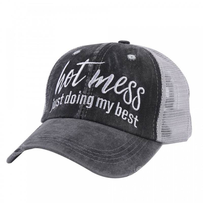 Buycenter Washed Embroidered Baseball Cap - Stylish Cotton for Spring & Autumn - Buy Center