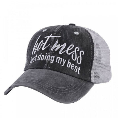 Buycenter Washed Embroidered Baseball Cap - Stylish Cotton for Spring & Autumn - Buy Center