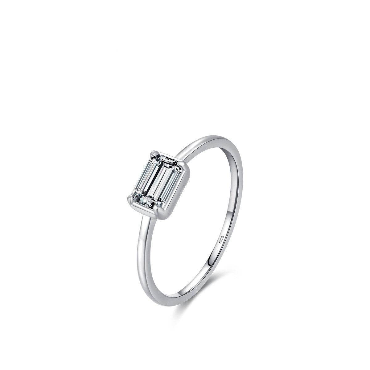 S925 Sterling Silver Heart Engagement Ring - Elegant Wedding Jewelry 2025 - Buy Center