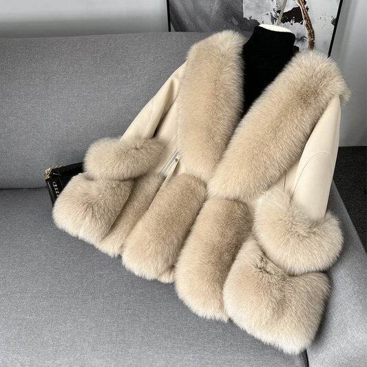 Buycenter Women's Thickened Fur Coat - Warm Down Jacket for Winter - Buy Center