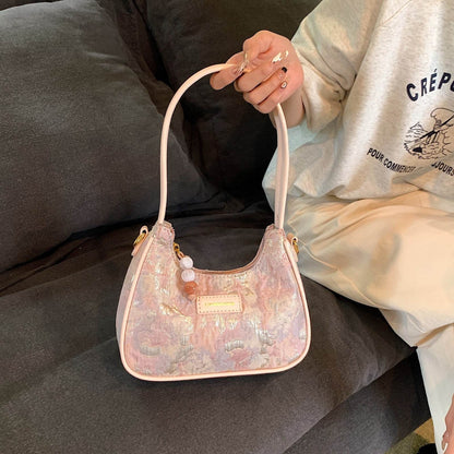 Buycenter French Fashion Handbag - Urban Shoulder Bag in Purple or Pink - Buy Center