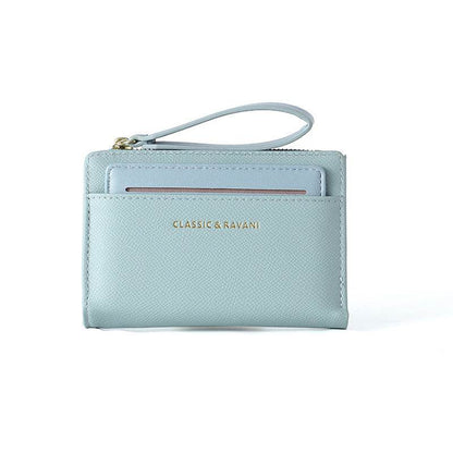 Simple Elegant Women's Wallet - Solid Color PU Purse for Stylish Days - Buy Center