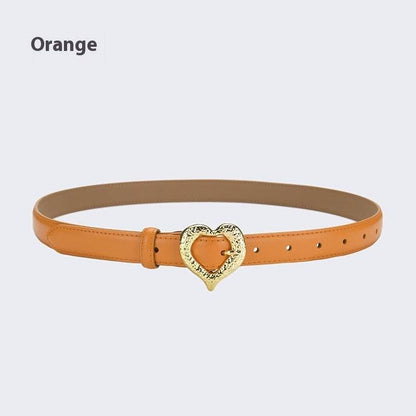 Personalized Love Leather Belt - Stylish Cowhide Accessory for Women - Buy Center