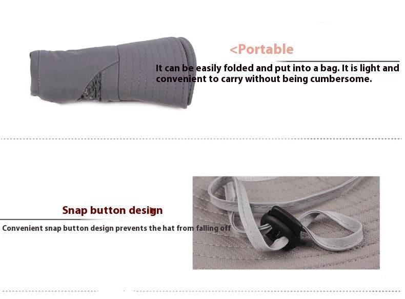 Men's Cotton Outdoor Sunshade Bomber Hat - Waterproof & Windproof Style - Buy Center