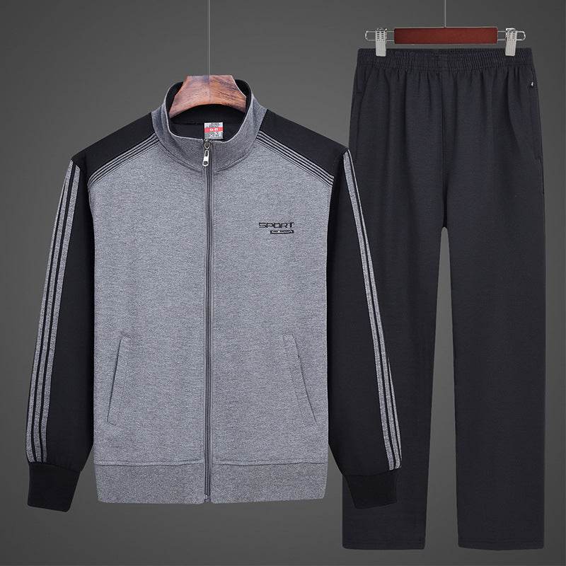 Men's Casual Autumn Sport Suit - Stylish Comfort for Middle-Aged Men - Buy Center